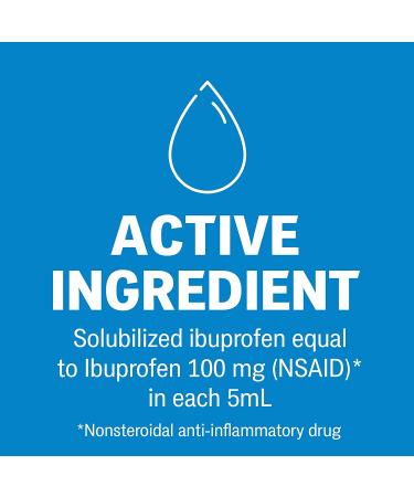 Children's Advil Pain & Fever Reliever - Dye Free Liquid Ibuprofen, White Grape Flavor 4 Fl Oz (Pack of 3) - Buy Online on GoSupps.com