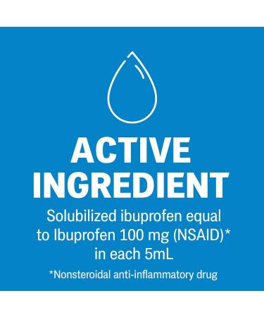 Children's Advil (100 ML Grape Flavour) Ibuprofen Suspension Dye Free Temporary Fever Reducer 100 ml (Pack of 1) Grape - Buy Online on GoSupps.com