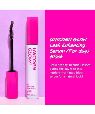 UNICORN GLOW Lash Enhancing Serum - Day Formula for Long, Thick Eyelashes | Cruelty-Free & Vegan - Buy Online on GoSupps.com
