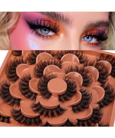 20mm Fluffy C Curl Faux Mink False Eyelashes - Dramatic Extensions Look | Eefofnn - Buy Online on GoSupps.com