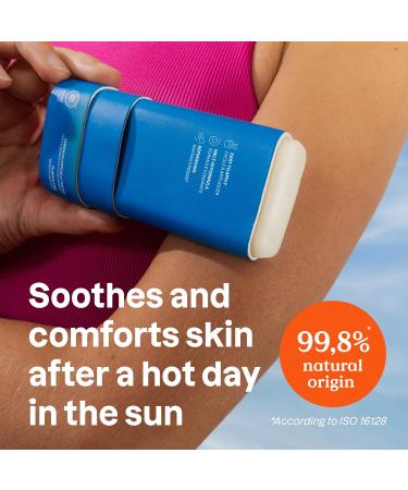 Bundle of ATTITUDE Mineral Sunscreen Stick with Zinc Oxide SPF 30 EWG Verified Plastic-Free Broad Spectrum UVA/UVB Protection Vegan Tropical + After Sun Care Stick Mint and Cucumber - Buy Online on GoSupps.com