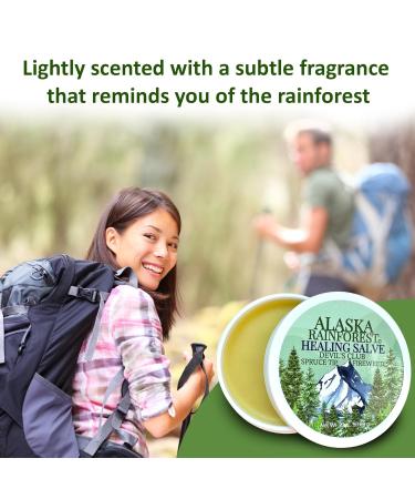 Alaska Rainforest Salve - Herbal Skin & Joint Relief | Natural Super Salve with Alaskan Devil s Club Oil - Soothing Body & Hand Moisturizer - Buy Online on GoSupps.com