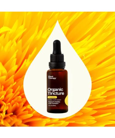 Organic Dandelion Root Tincture 30 mL - Heart Health Support Vegan Non-GMO Gluten-Free - Buy Online on GoSupps.com