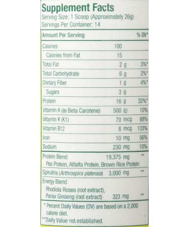 Nutritional Boost: Nutrex Hawaii Hawaiian Spirulina Protein Shake - Natural Vanilla 12.8 oz - Buy Online on GoSupps.com