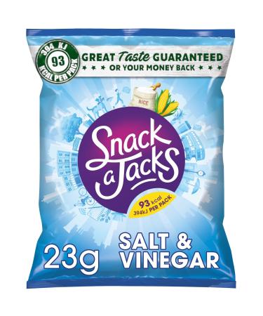 Snack A Jacks Salt & Vinegar Snacks - 24x23g