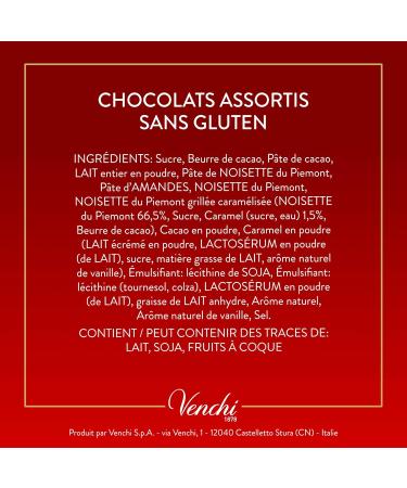 Venchi - Collection No l - Bo te Cadeau Hexagonale en M tal avec Assortiment de Chocolats Perle 148 g - Id e cadeau - Sans gluten - Buy Online on GoSupps.com