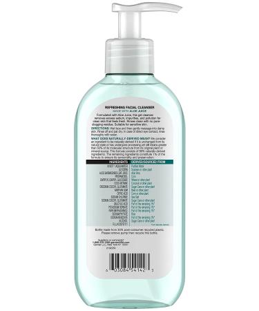 Garnier SkinActive Refreshing Facial Cleanser with Aloe Juice - 6.7 fl oz | Hydrating & Gentle Cleanser - Buy Online on GoSupps.com