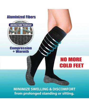 Shop 35 Compression Stockings - Black 1 Pair | Global Shipping Available - Buy Online on GoSupps.com