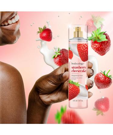 Bodycology Long-Lasting Fragrance Body Mist Strawberry Cheesecake 8 fl oz - Buy Online on GoSupps.com