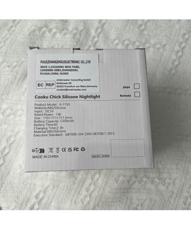 Attivolife Cute Chicken Night Light - Touch Dimmable, 7 Colors, Timer, USB Rechargeable LED Lamp for Kids - Perfect Birthday & Christmas Gift for Baby Girl or Boy - Buy Online on GoSupps.com