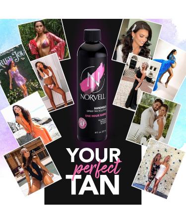 Norvell Premium One Hour Rapid Sunless Tanning Solution - 8 fl.oz. (Pack of 1) - Buy Online on GoSupps.com
