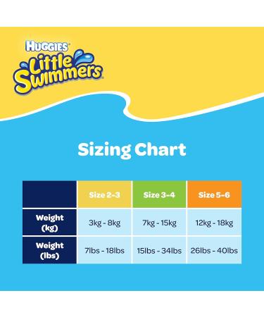 Huggies Little Swimmers Swim Nappies 2-3 Years - 12 Pack - Buy Online on GoSupps.com