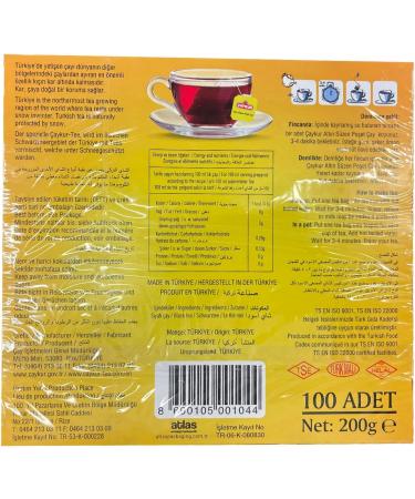 Caykur - Authentic Turkish Black Tea Bag - (2gx 100) - Buy Online on GoSupps.com