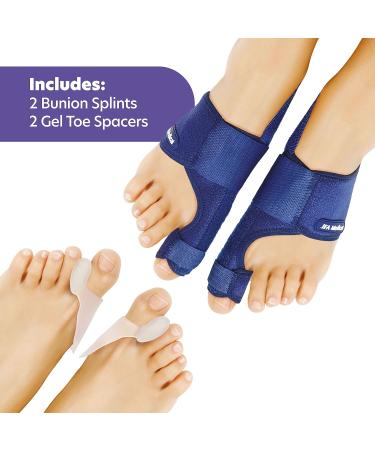 JFA Medical Bunion Corrector Splint - Adjustable Day/Night Support for Pain Relief and Toe Protection - Buy Online on GoSupps.com