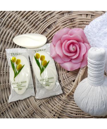 TULIP 108 Count Spa Soap 0.7oz Individually Wrapped - Freshly Scented Travel Size Body Soap in Bulk for Hotels - Buy Online on GoSupps.com