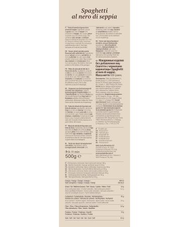 Dalla Costa Spaghetti with black squid value pack 20 x 500 grams - Buy Online on GoSupps.com