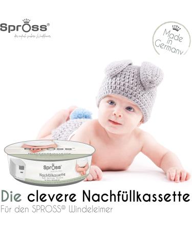 Spross Refill Cassettes for Diaper Pail - 12 Pack | Odor Protection & International Shipping - Buy Online on GoSupps.com