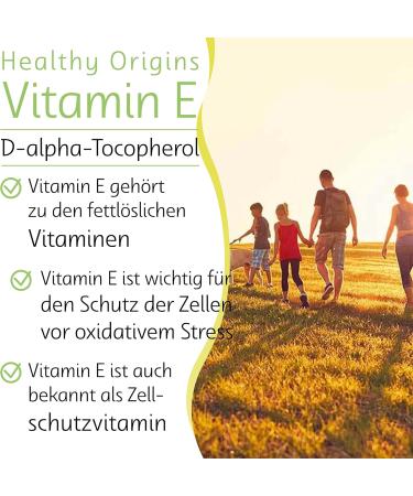 Buy Healthy Origins Natural Vitamin E 1000 IU - 120 Softgels | Gluten Free Non-GMO Laboratory Tested - Worldwide Shipping - Buy Online on GoSupps.com
