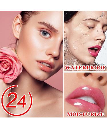 Crystal Flower Jelly Lipstick Set C - 2Pcs Color Changing & Moisturizing Lip Balm - Buy Online on GoSupps.com