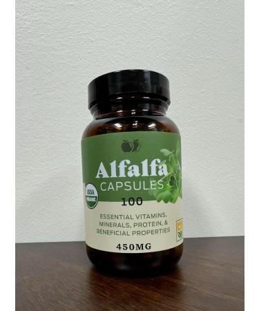 Organic Kelp Powder 8oz & Pure Alfalfa Leaf 100 Capsules Bundle - Buy Online on GoSupps.com