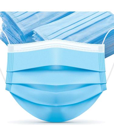 Best Ink & Toner 100 Pack Disposable FACE MASKS Non-Surgical Face Masks Ships from Canada 3-Ply Certified (100 pack)