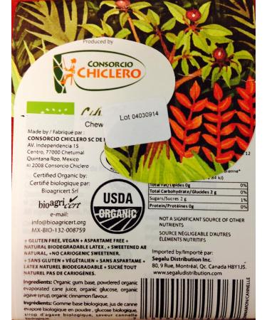 Chicza - Chewing Gum alla Cannella 30g Organic - Buy Online on GoSupps.com