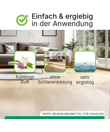 BiOHY Cleaner for Vacuum Cleaner with Spring Fragrance Concentrate for All Wet - Laminate & Carpet - 33.8 Oz - Buy Online on GoSupps.com