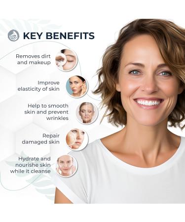 Coconut Milk & Honey Facial Cleanser | Organic Aloe Vera & Jojoba Oil | Fragrance-Free Gel for Sensitive & Dry Skin | 4oz - Buy Online on GoSupps.com