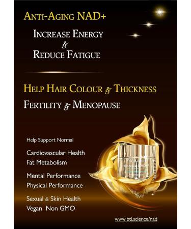 Buy NAD+ 80g Ultra Pure 99.5% Nicotinamide Adenine Dinucleotide - Boost Energy Metabolism & Mood International Shipping Available - Buy Online on GoSupps.com