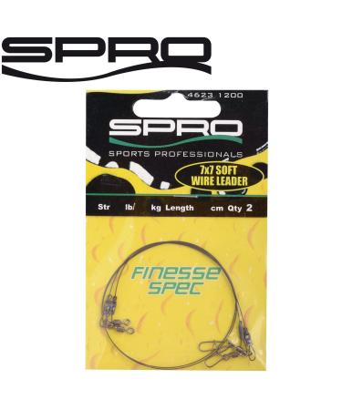 Spro Pike Fighter Finesse Spec 7x7-2 steel foreepers for spin fishing spinning spins pike prime for spin fishing 25cm - 20lbs - 9.1kg