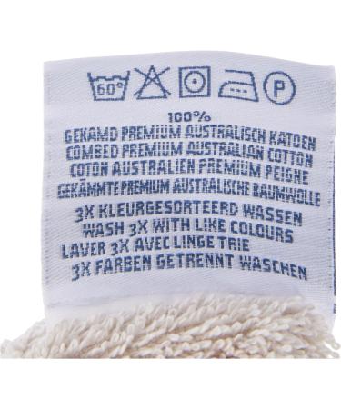 De Witte Lietaer Contessa Luxe Set of 6 Cotton Washcloths - Sand Beige 16x22 cm - Buy Online on GoSupps.com