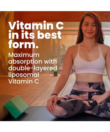 Liposomal Vitamin C Capsules 1500mg Immune Support Supplement | Immune System Health | High Absorption Vitamin C | Contains Collagen | 120 Vegan Capsules Non-GMO 120 Count (Pack of 1) - Buy Online on GoSupps.com