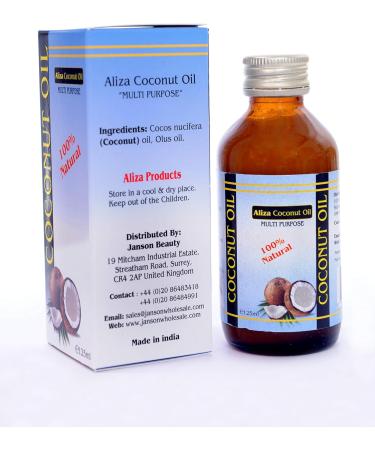 Aliza Coconut Oil 125ml - 100% Natural - Buy Online on GoSupps.com