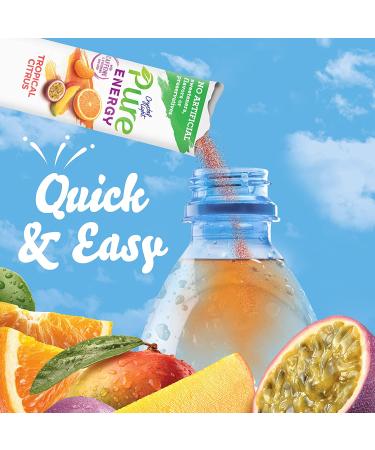 Crystal Light Pure Energy Tropical Citrus Drink Mix - 48 ct Pack - Buy Online on GoSupps.com