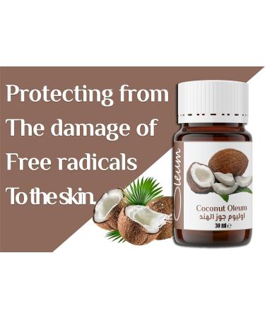Buy Oleum Coconut Oil 30ml - 100% Pure & Unrefined for Cosmetics & Beauty Care | International Shipping Available - Buy Online on GoSupps.com