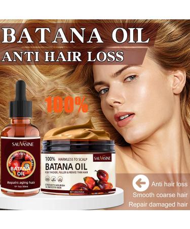 100% Pure Organic Batana Oil & Conditioner for Hair Growth | 4 oz + 1 fl oz | Nourishing with Vitamins A E Rosemary & Argan Oil - Buy Online on GoSupps.com
