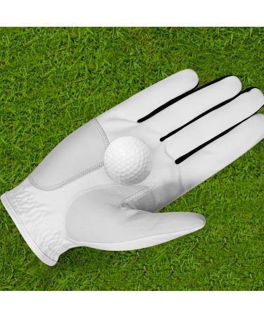 Buy Sawans Premium Golf Gloves for Men - Durable Leather All-Weather Non-Slip Flexible - Left & Right Hand - XL Size - Buy Online on GoSupps.com