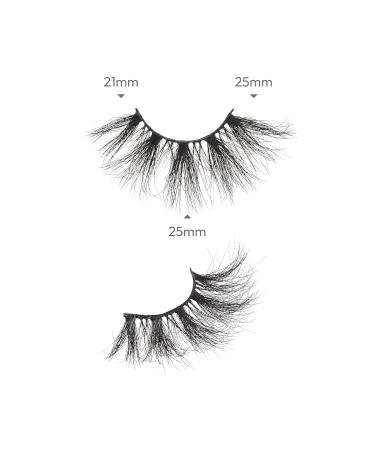 i-ENVY Luxury Mink Collection False Eyelashes - 100% Real Mink Glamorous 3D Multi-Curl Lashes (2 Pack) for Maximum Fluffiness - Shop Internationally - Buy Online on GoSupps.com