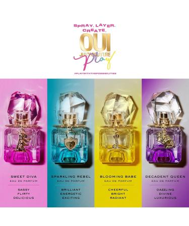 Juicy Couture Oui Play Eau De Parfum Perfume for Women Sparkling Rebel 0.5 Fl Oz - Buy Online on GoSupps.com