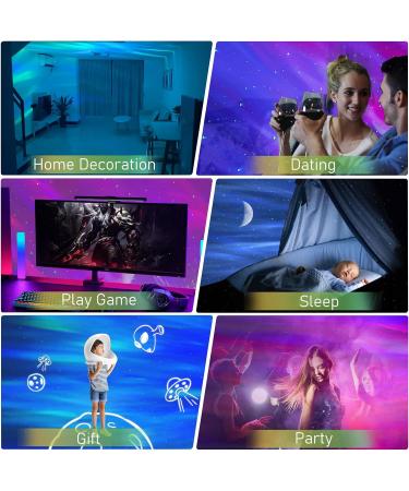 MERTTURM Galaxy Aurora Projector - 3-in-1 LED Northern Lights Star Projector with White Noise & Bluetooth Speaker - Perfect Gift for Adults and Kids - Bedroom Room Decor - Buy Online on GoSupps.com