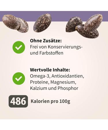  Feinw lder Feinw lder Chia Seeds 1 kg of gluten-free and vegan chia seeds 100% natural chia seeds for cereals smoothies and baking Chia seeds - Buy Online on GoSupps.com