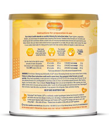 Enfamil Nutramigen Hypoallergenic Infant Formula Powder With Iron - 12.6 Oz. - Pack of 6 - Buy Online on GoSupps.com