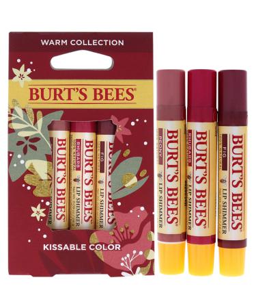 Burts Bees Kissable Color Warm Collection Unisex Lip Shimmer Peony  Rhubarb  Fig 3 oz - Buy Online on GoSupps.com