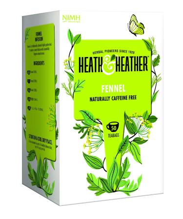 Heath And Heather Fennel Herbal Tea 50 Bags