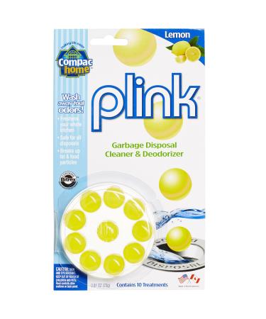 Compac Plink 10ct Lemon Garbage Disposal Cleaner & Deodorizer (Pack of 12)