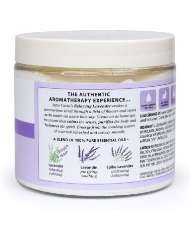 Aura Cacia Aromatherapy Mineral Bath Relaxing Lavender 16 oz Jar - Pack of 2 - Buy Online on GoSupps.com
