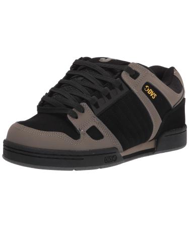 Dvs Men's Celsius Skate Shoe 45 EU Black Brindle Yellow