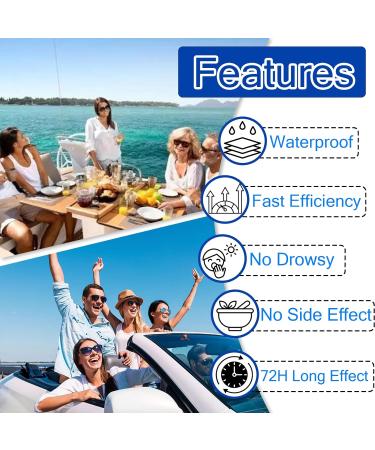 Quelless Motion Sickness Patches 36 Count - Sea Sickness Relief for Cruise Nausea and Vertigo - Behind-the-Ear Nausea Patches - Buy Online on GoSupps.com