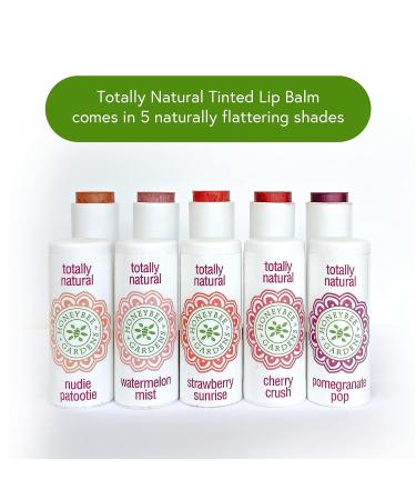 Honeybee Gardens Organic Vegan Gluten-Free Tinted Lip Balm - Nudie Patootie for Color & Nourishment - Buy Online on GoSupps.com