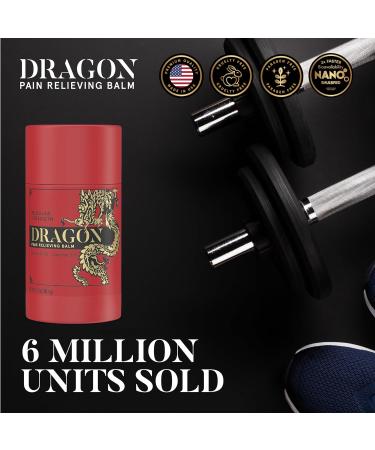 Dragon Balm 3.4oz Rollup - Regular Strength Isolate for Muscle & Joint Discomfort Relief | Back Elbows Feet Hips Neck - Buy Online on GoSupps.com